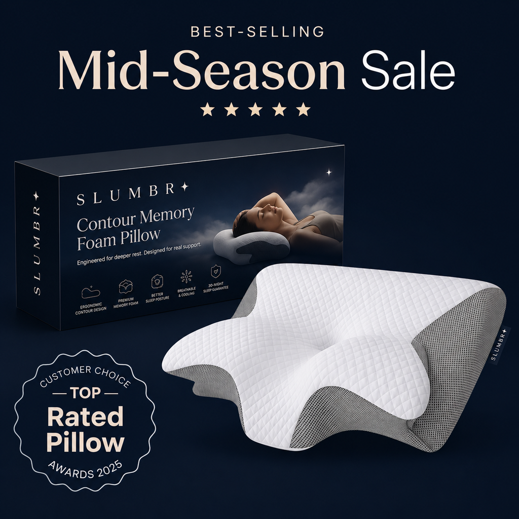 SLUMBR® Cervical Contour Relief Pillow