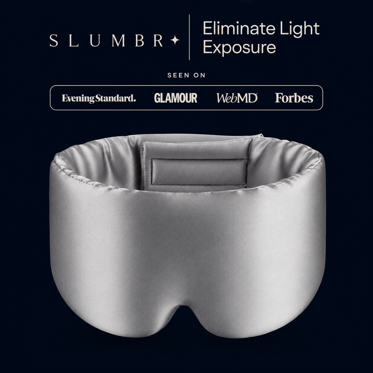 SLUMBR® Silk Blackout Sleep Mask