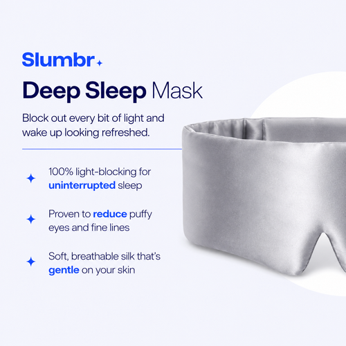 SLUMBR® Silk Blackout Sleep Mask